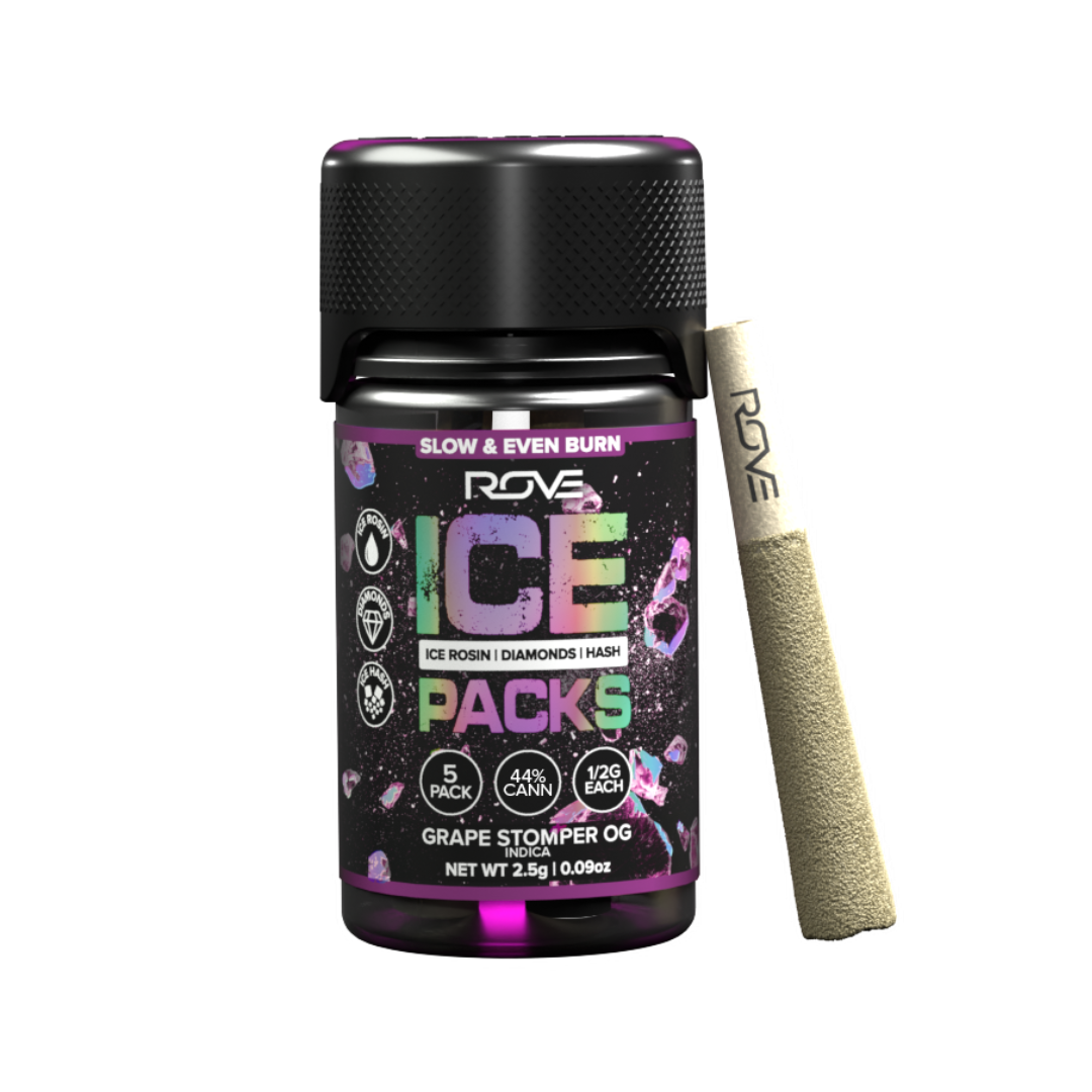 Photograph of product: Rove - Grape Stomper Infused (5pk) - 2.5g