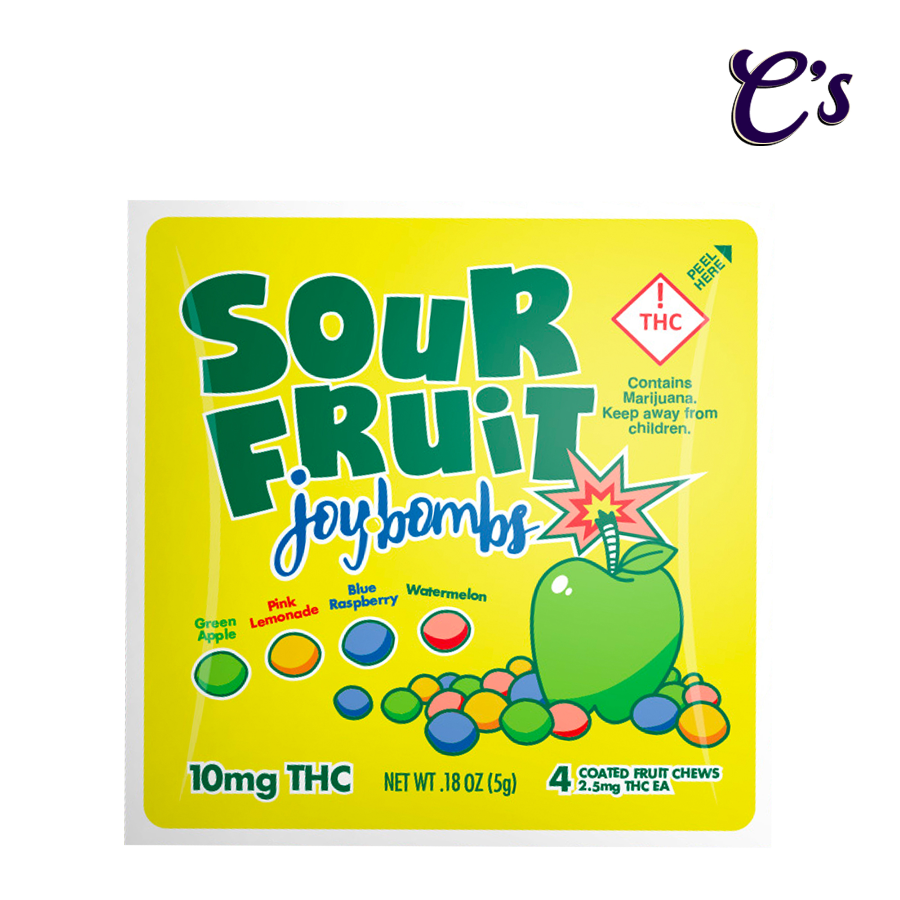 Photograph of product: Joyibles | Joybomb Sour Fruit | 10mg
