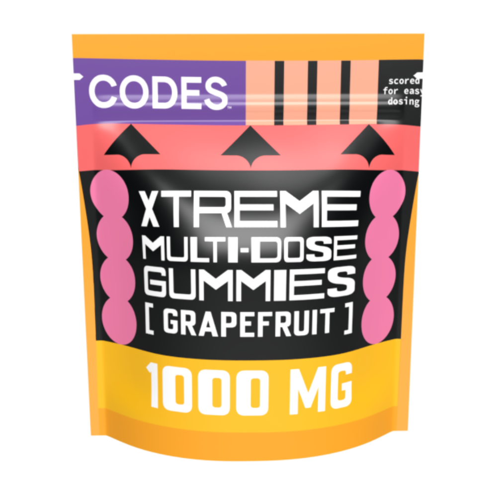 Photograph of product: GRAPEFRUIT | XTREME GUMMY | 100MG | 10 PACK