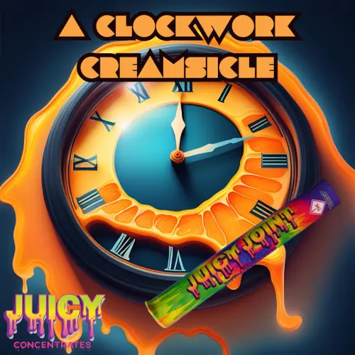 Photograph of product: Juicy Infused Pre-Roll 1g - A Clockwork Creamsicle (S)