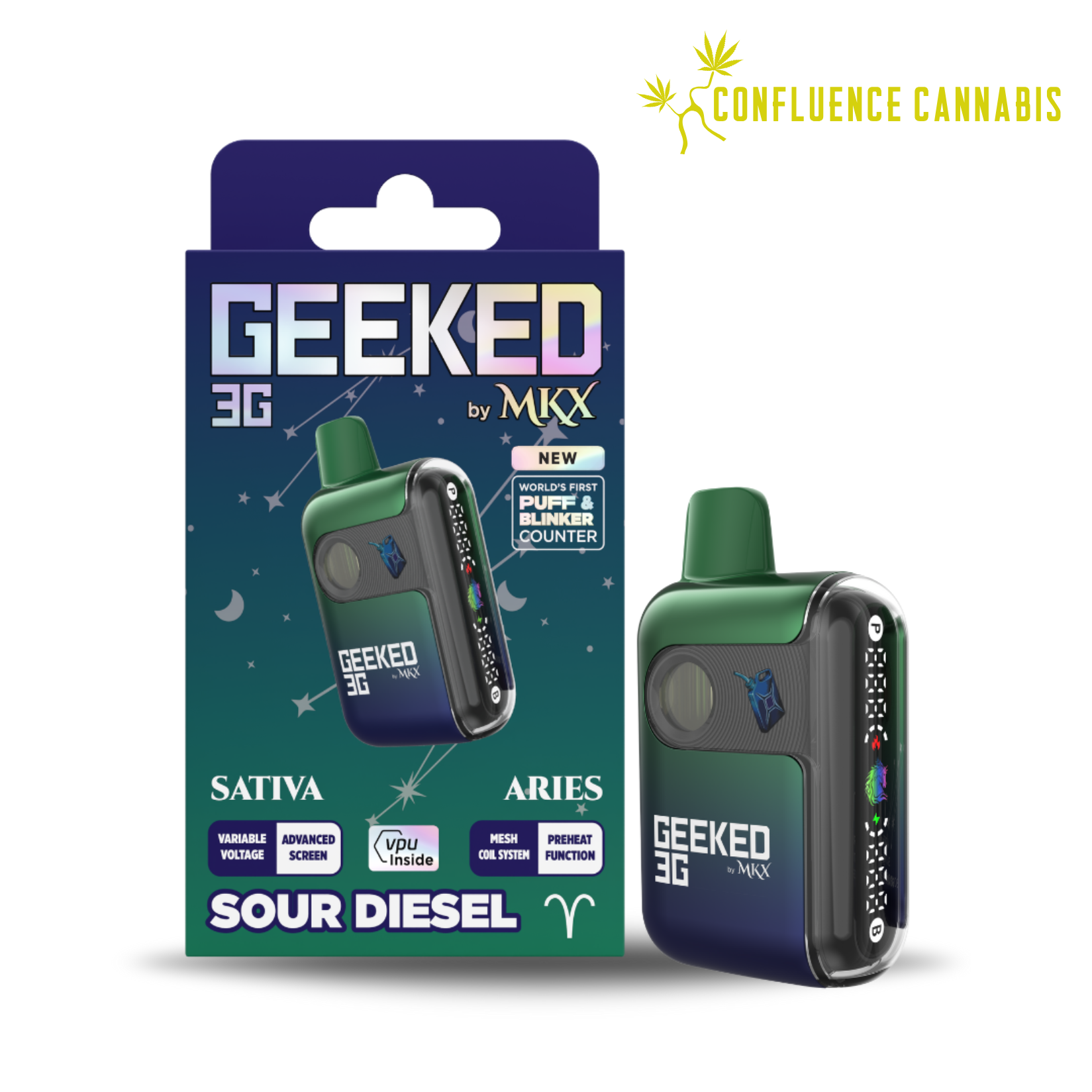 Photograph of product: Sour Diesel Disposable Cartridge