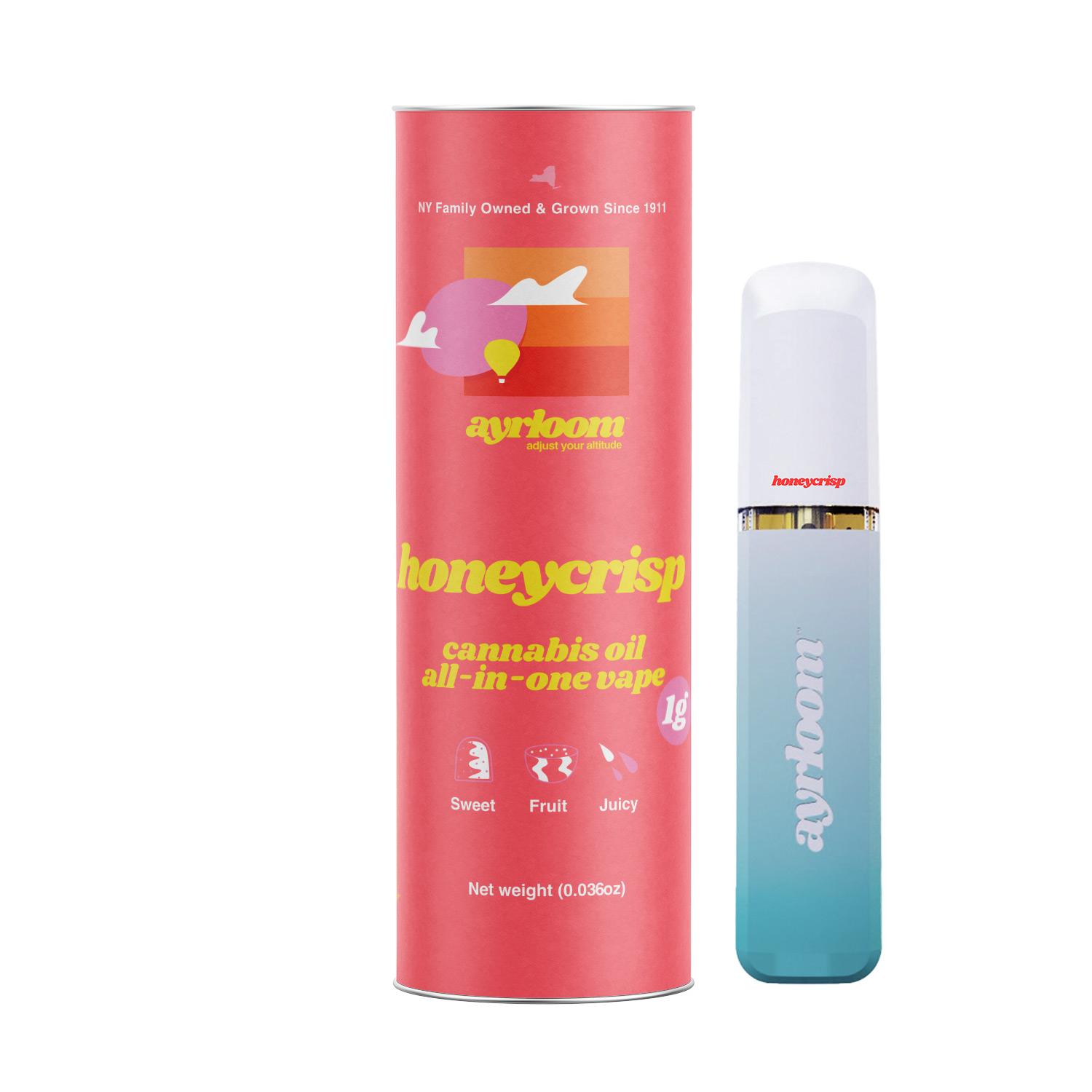 Photograph of product: Aryloom AIO Honeycrisp 90% TH-oui I-Hybrid 1.g