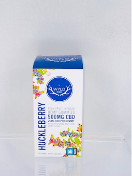Photograph of product: Huckleberry CBD Gummies 20pc