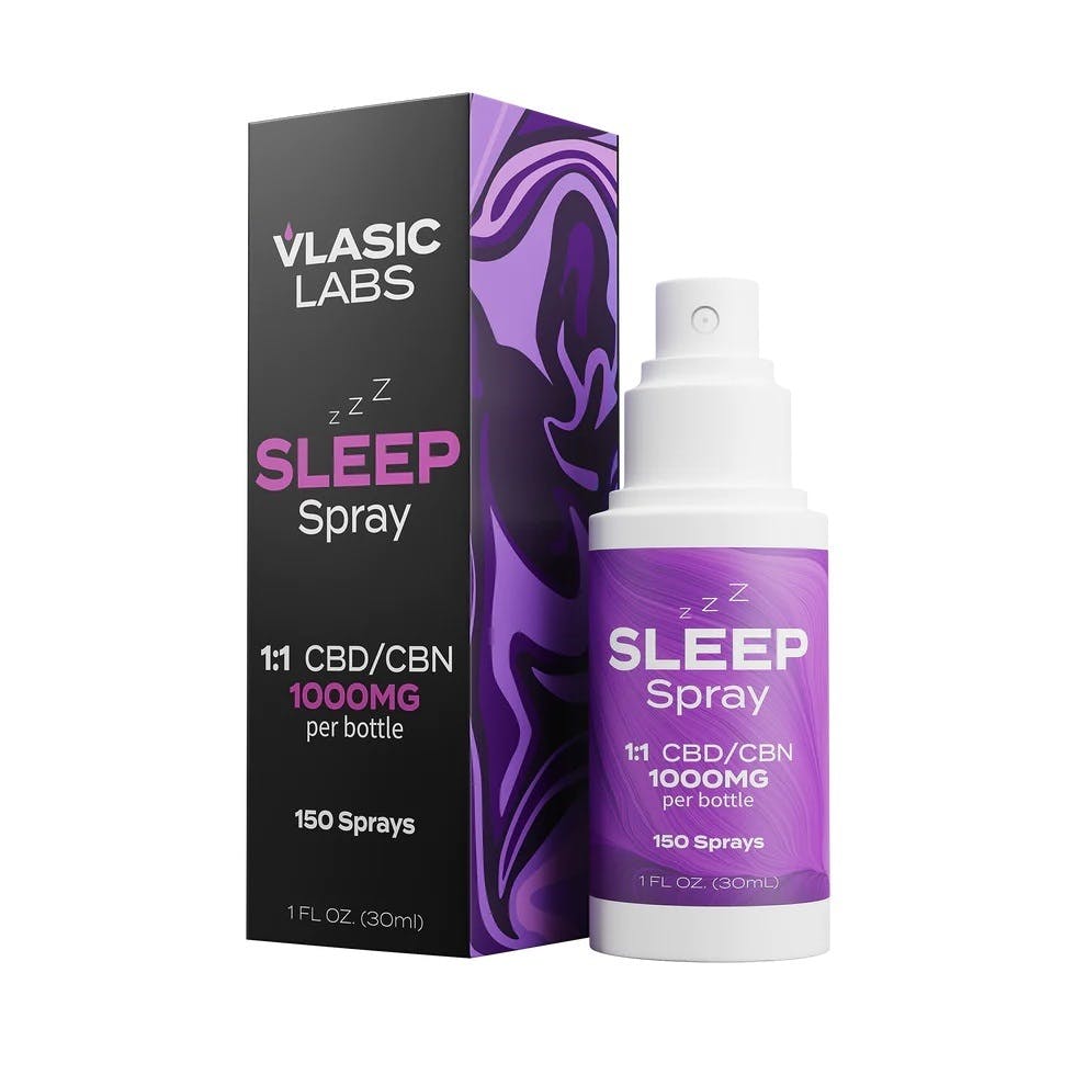 Photograph of product: Tincture - Sleep Spray - 500 CBD : 500 CBN - VLA - Vlasic Labs