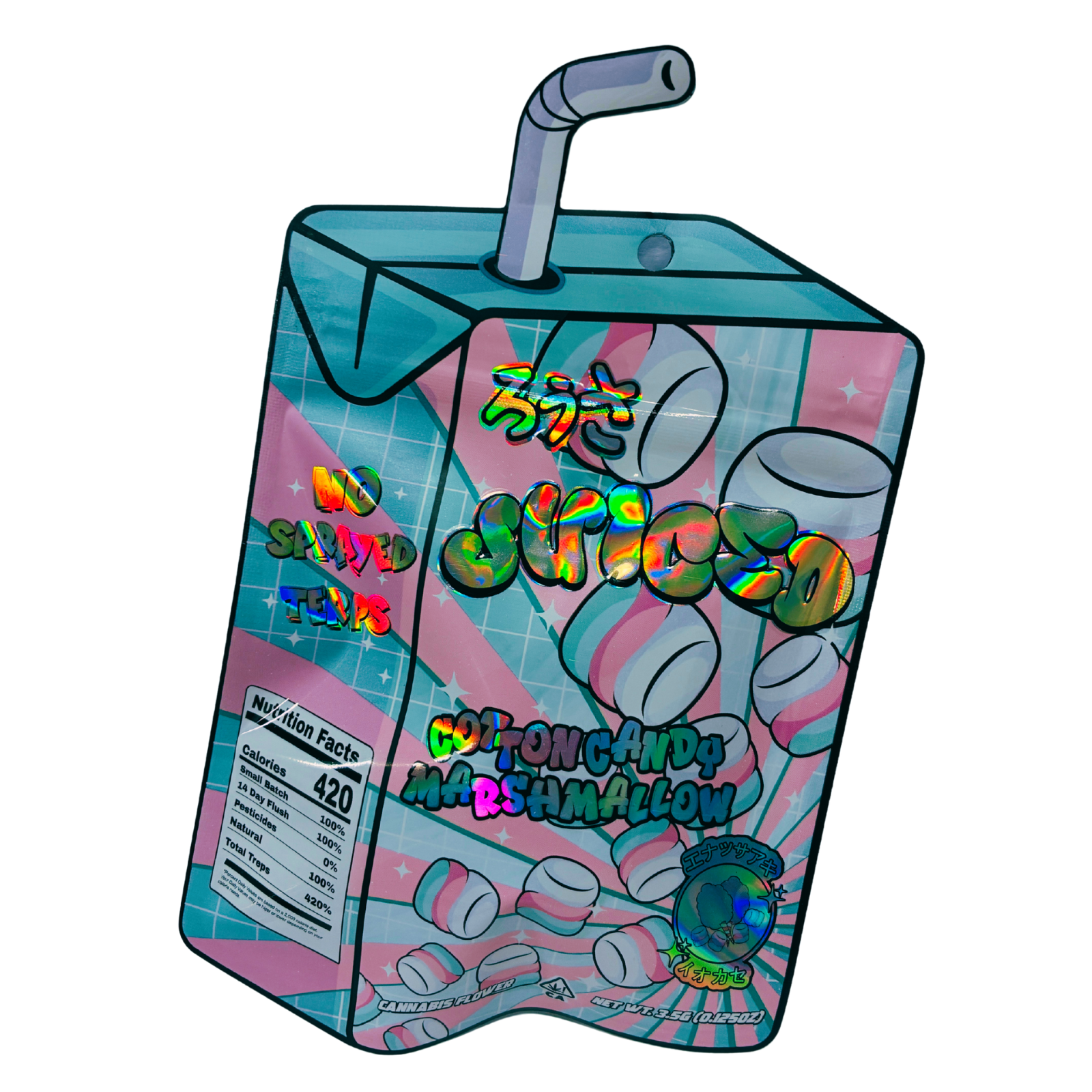 Photograph of product: Juiced | Cotton Candy Marshmallow Pre-Pack - 3.5g