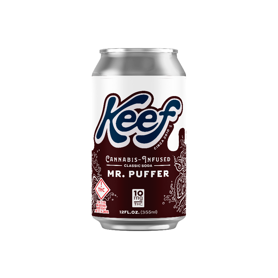 Photograph of product: Keef Cola (H) Mr. Puffer Cannabis Infused Soda 10mg