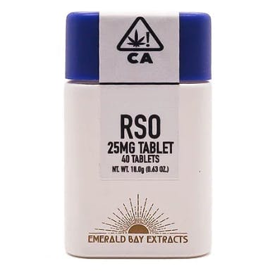 Photograph of product: Emerald Bay - 25mg Tablets - Ice Cream Cake - Oui'd (1000mg)