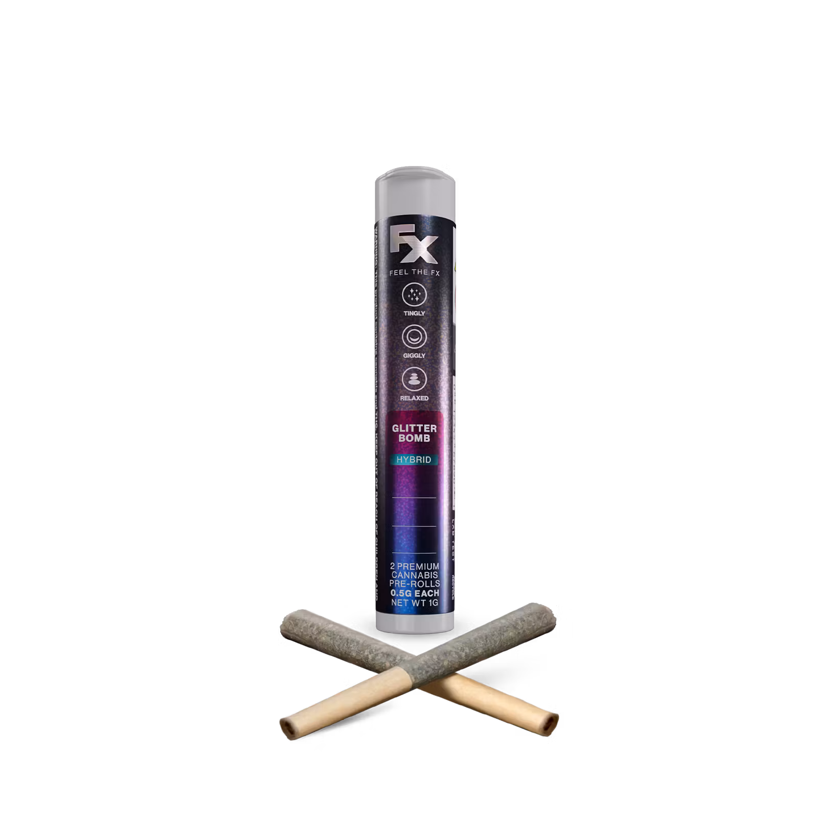 Photograph of product: FX | Glitter Bomb | Pre-Rolls | 2PK