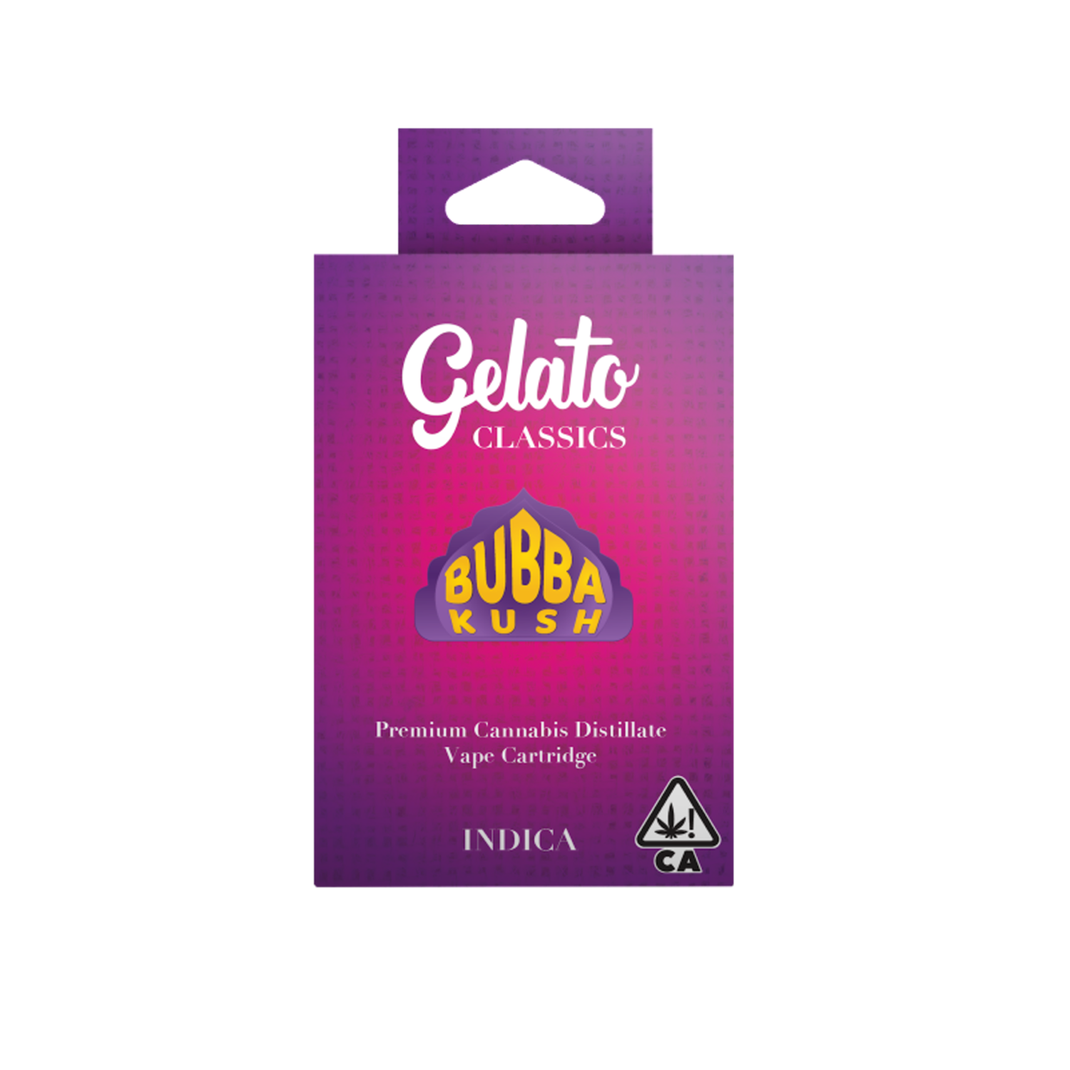 Photograph of product: Bubba Kush 1g Cartridge Gelato