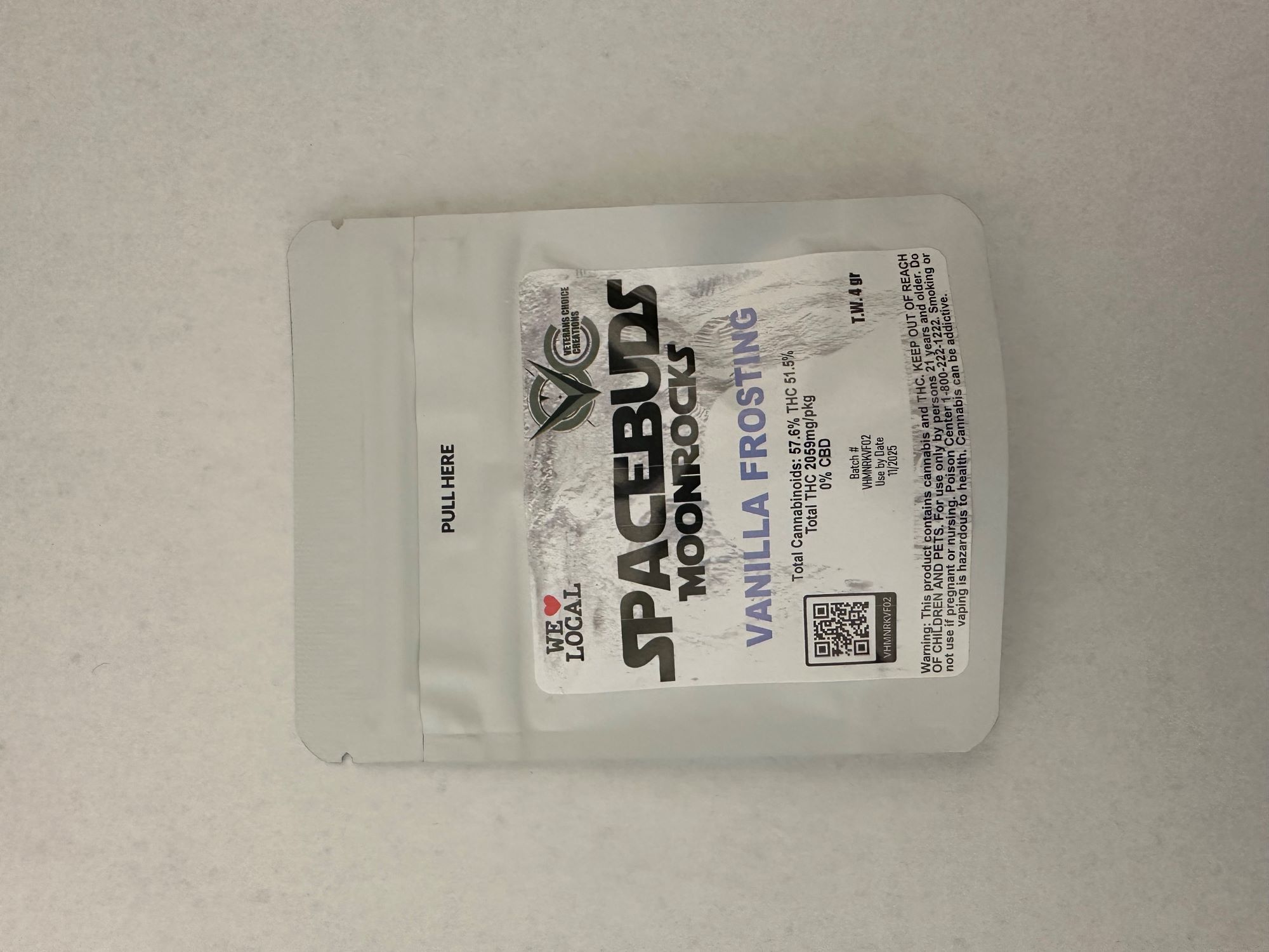 Photograph of product: Spacebuds Moonrocks Vanilla Frosting v2 - 4g