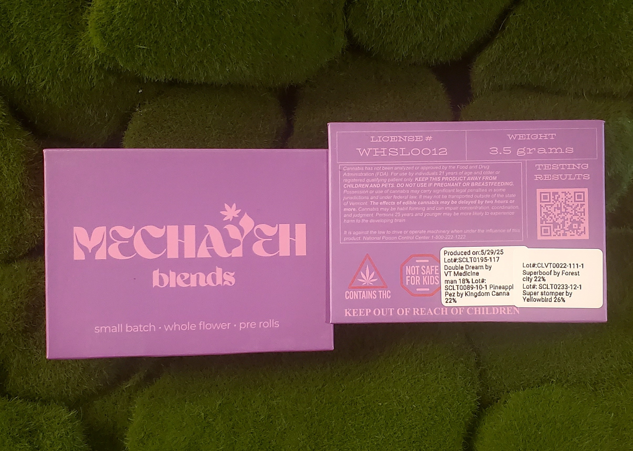 Photograph of product: Pre Roll 7 Pack | 4 Grower, 4 Cultivar Variety Pack | Mechayeh