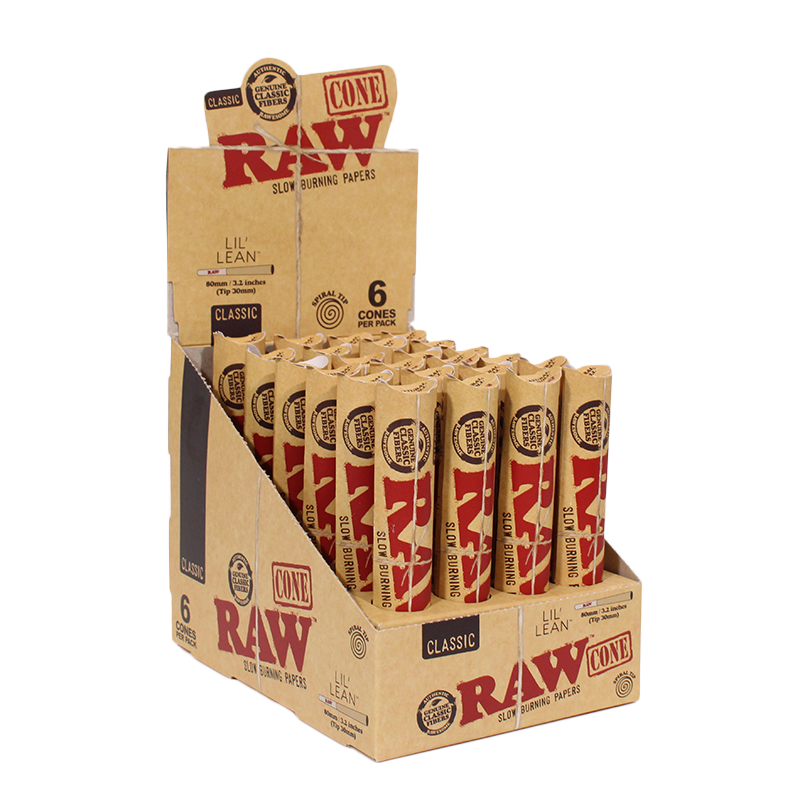 Photograph of product: RAW | Cones | Lil Lean | Classic | 6PK