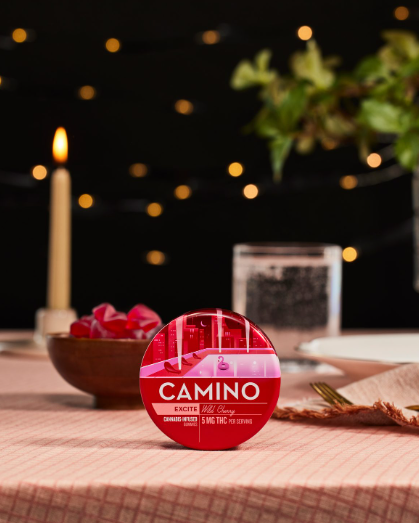 Photograph of product: Camino - Wild Cherry - CBC:CBG:THC 5:5: ummies