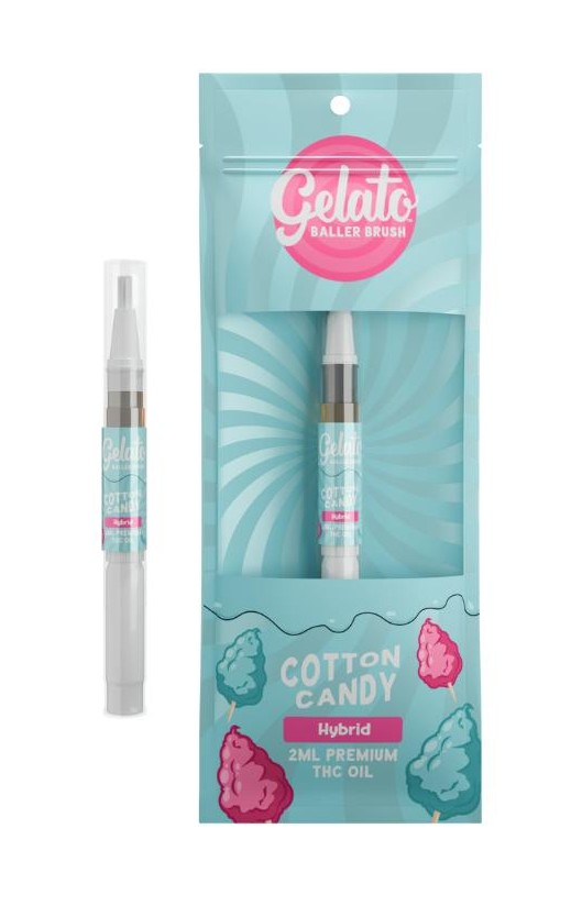 Photograph of product: GELATO | COTTON CANDY | HYBRID | BALLER BRUSH | 2G