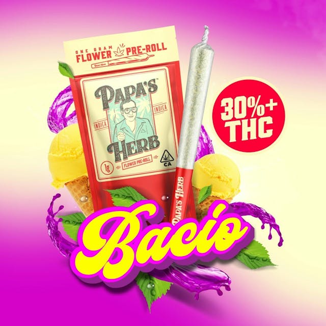 Photograph of product: Bacio (I) 1g Pre-Roll - Retail