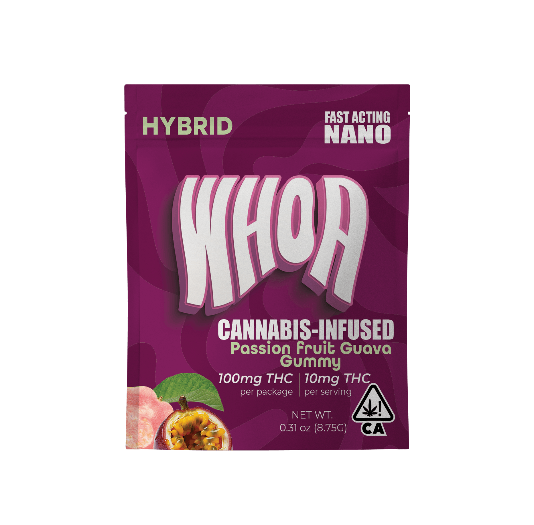 Photograph of product: 100mg Passion Fruit Guava (Hybrid) Gummy $8
