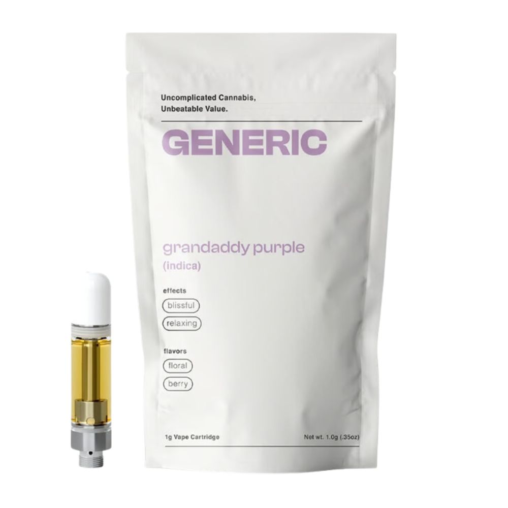 Photograph of product: Generic | Grandaddy Purple Cartridge | 1g