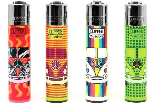 Photograph of product: Clipper Lighter - Hippie Pattern