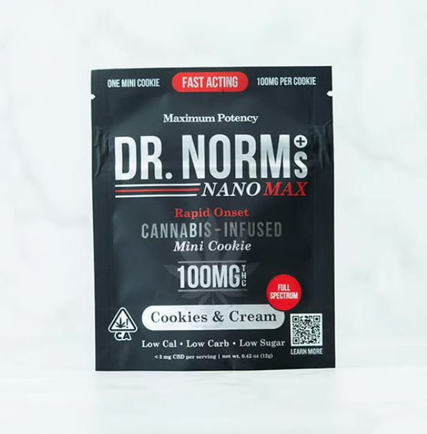 Photograph of product: Cookies & Cream NANO MAX cookie - 100mg