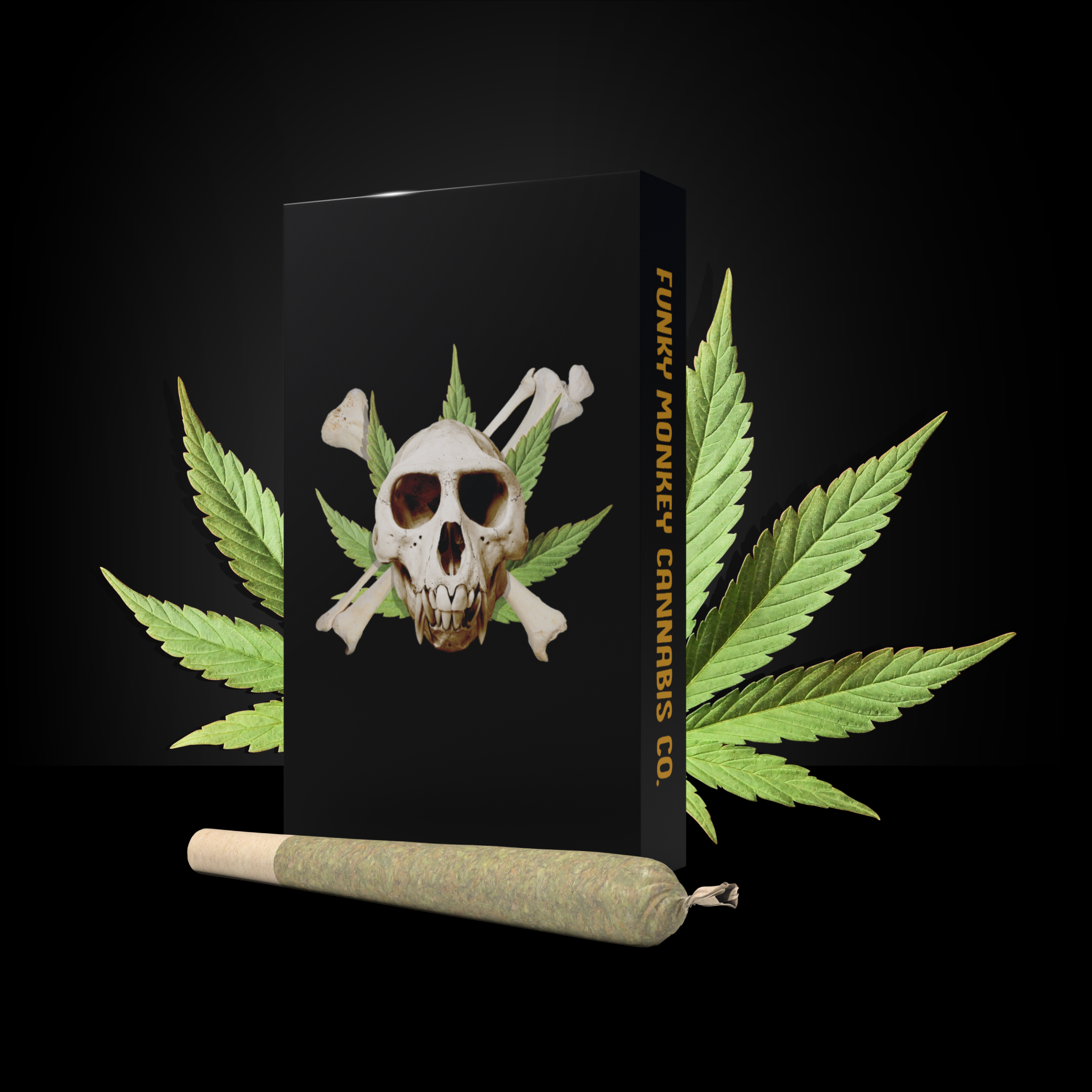 Photograph of product: Pre-Roll Pack | Funky Monkey | Triangle Cake 5pk | 1g each