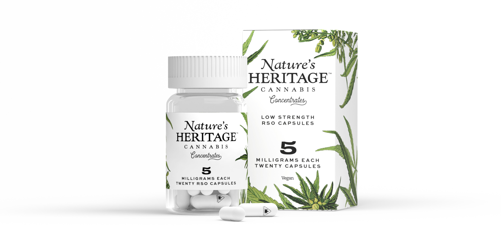 Photograph of product: RSO Capsules 20pk | 100mg | Vegan & Gluten