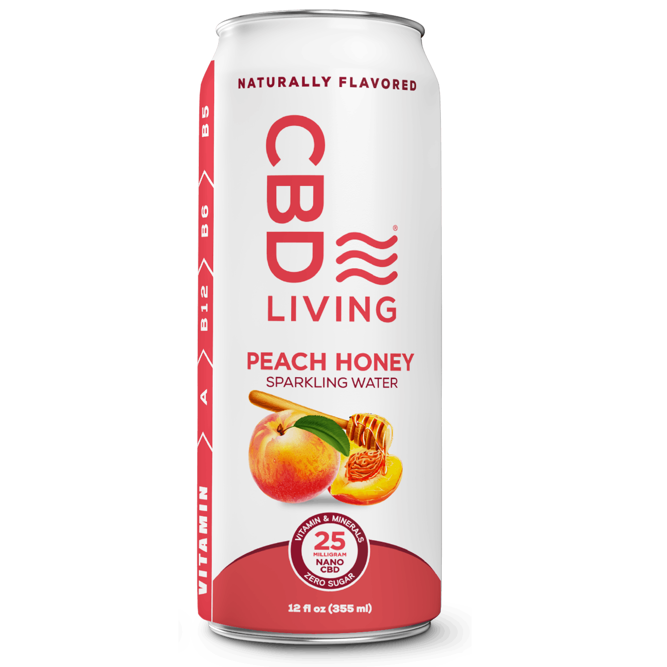 Photograph of product: CBD Sparkling Water - Peach Honey