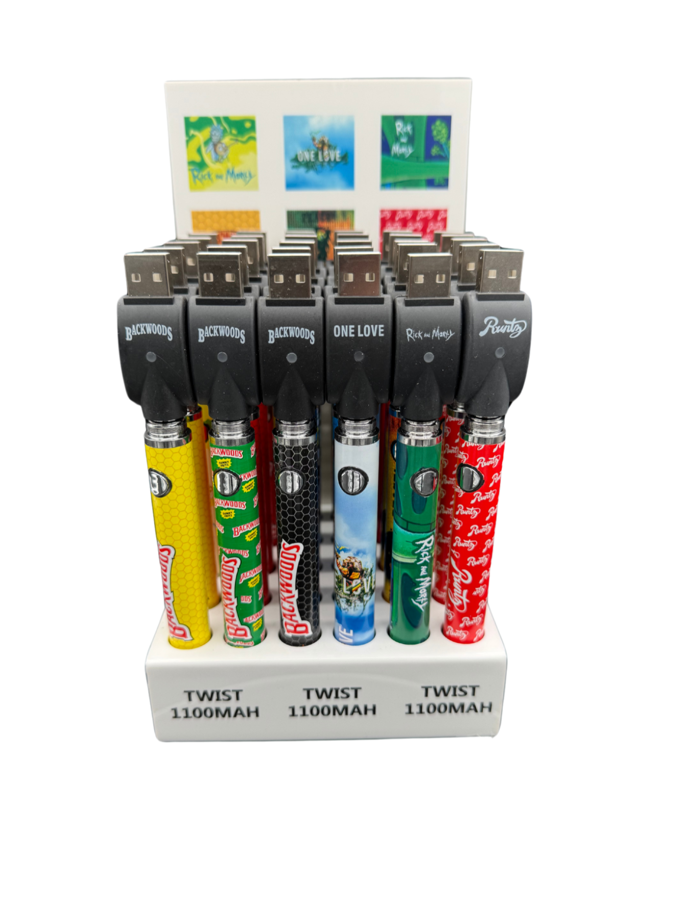 Photograph of product: Big Eye Glass - Twist 510 Thread Battery