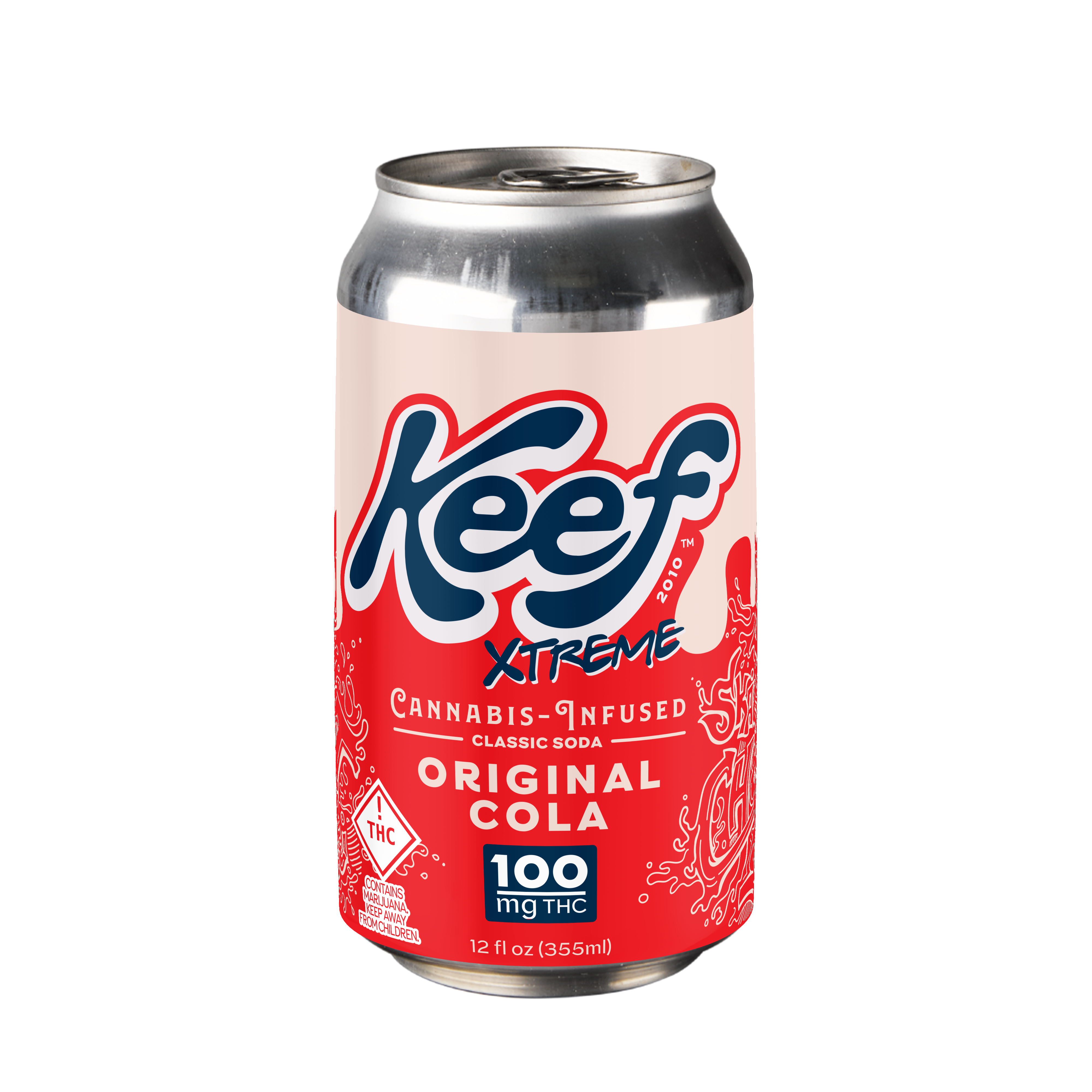 Photograph of Product: Keef Classic Soda Original Cola XTREME | 100mg