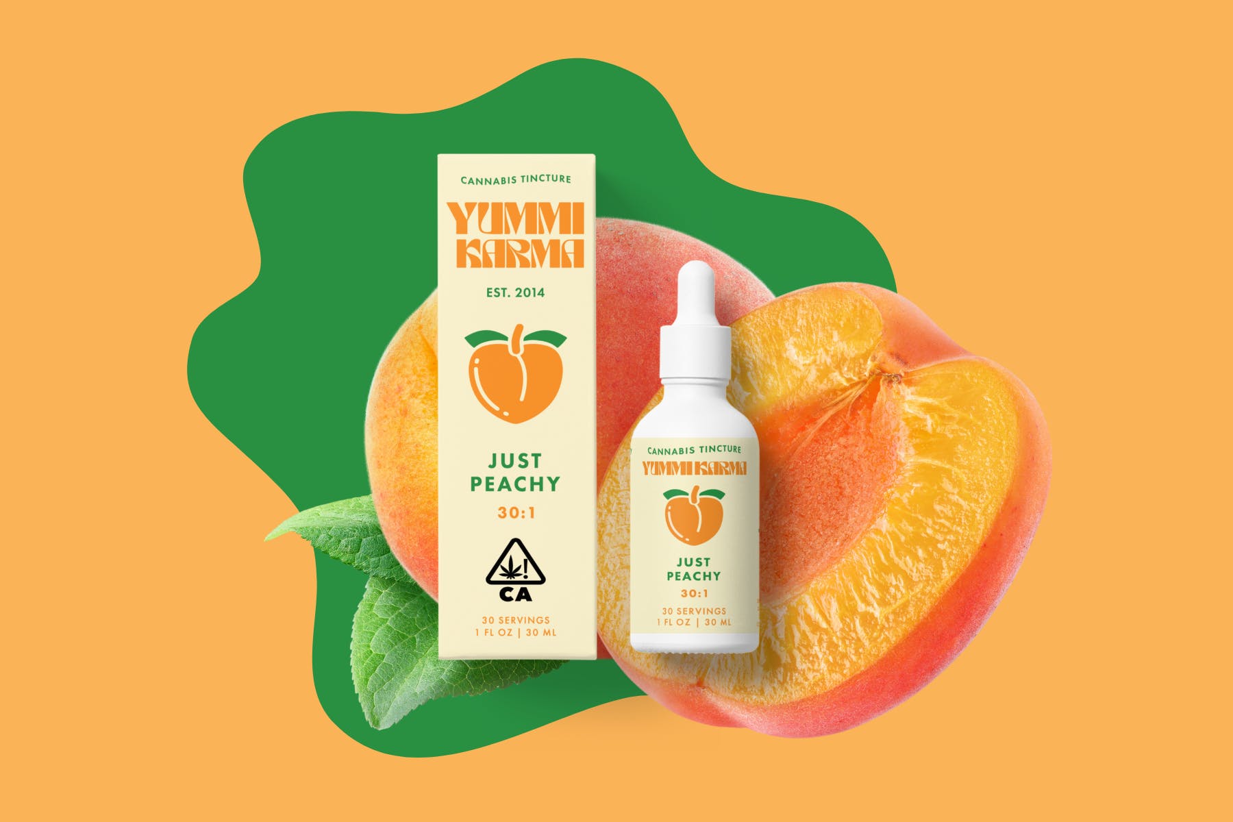 Photograph of product: YK Drops - Just Peachy 30:1