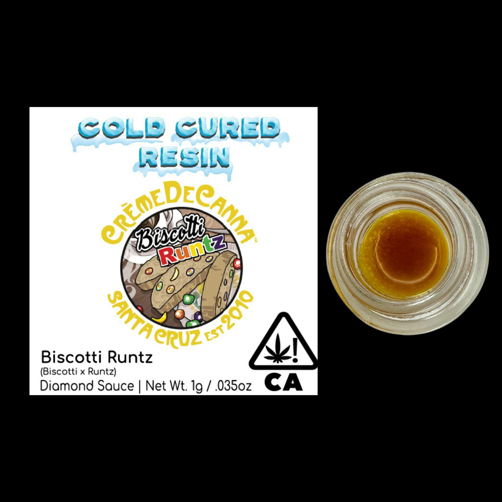 Photograph of product: Creme De Canna -Biscotti Runtz  1g Diamond Sauce
