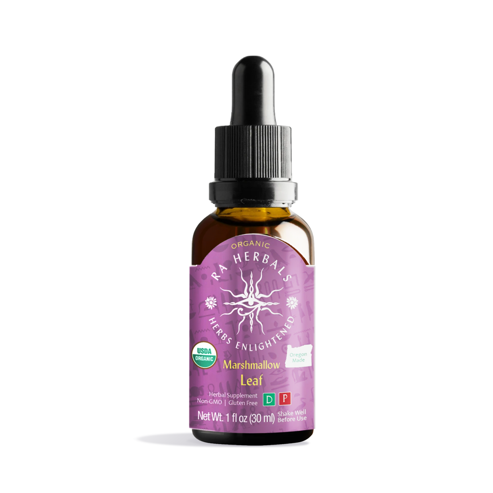 Photograph of product: Ra Herbals Certified Organic Marshmallow Leaf Tincture