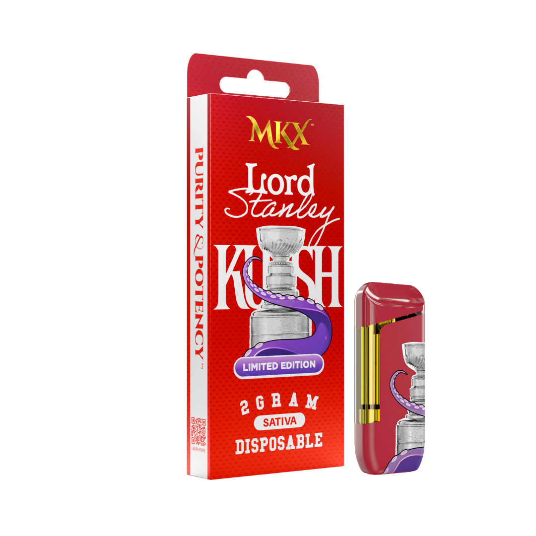 Photograph of product: 2g MKX Disposable *LIMITED EDITION* Detroit Sports - Lord Stanleys Kush - Sativa