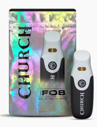 Photograph of product: Church A.I.O. Fob   Strawberry Cough