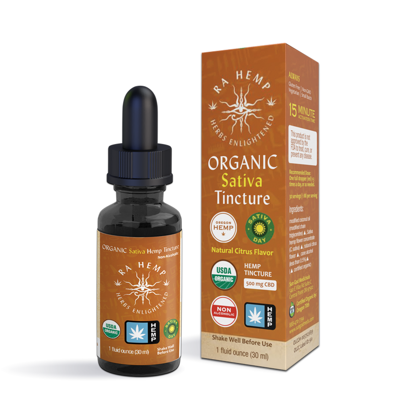 Photograph of product: Ra Hemp Oui'd MCT Oil Tincture