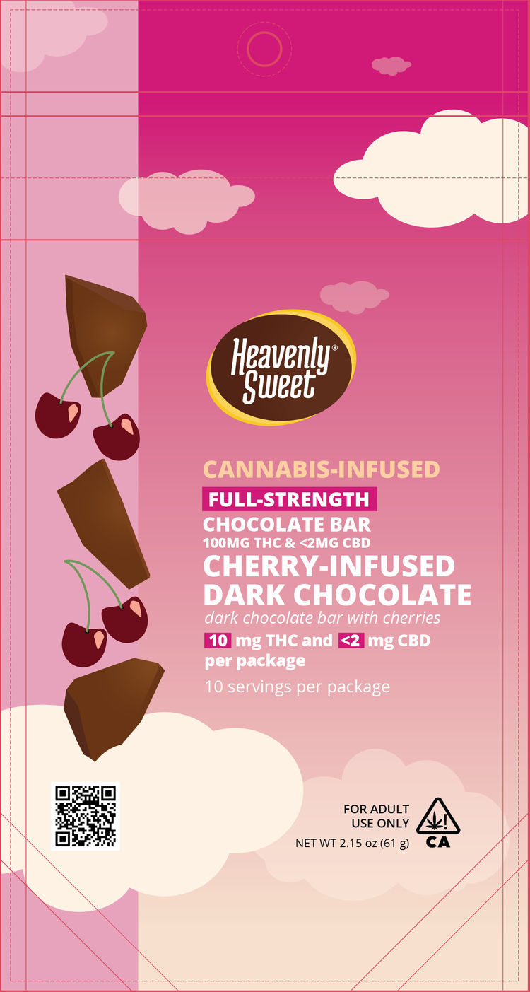 Photograph of Product: CHERRY-INFUSED DARK CHOCOLATE BAR