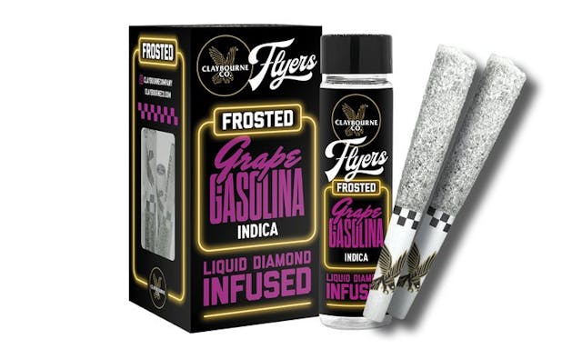 Photograph of product: Claybourne Frosted Flyers 5pk Infused Pre Rolls - The Judge (I)