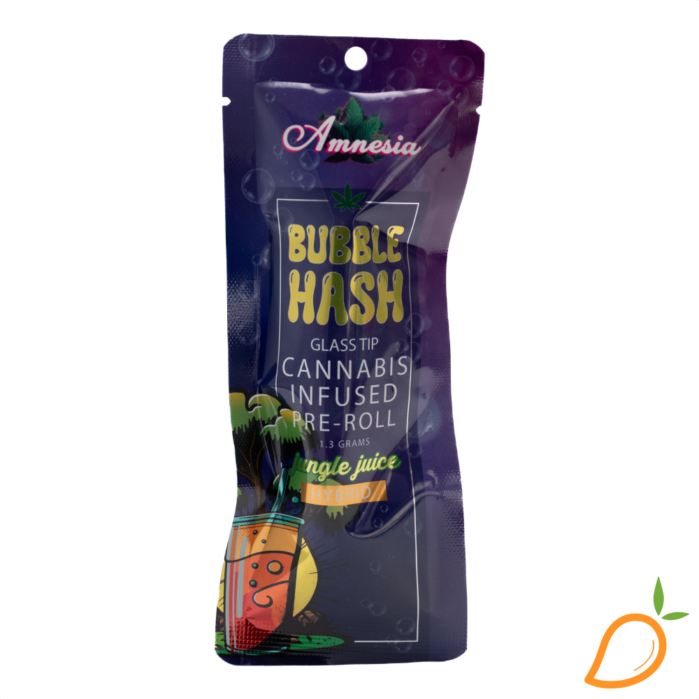 Photograph of product: 1.3g Jungle Juice Glass Tip Bubble has Infused Amnesia