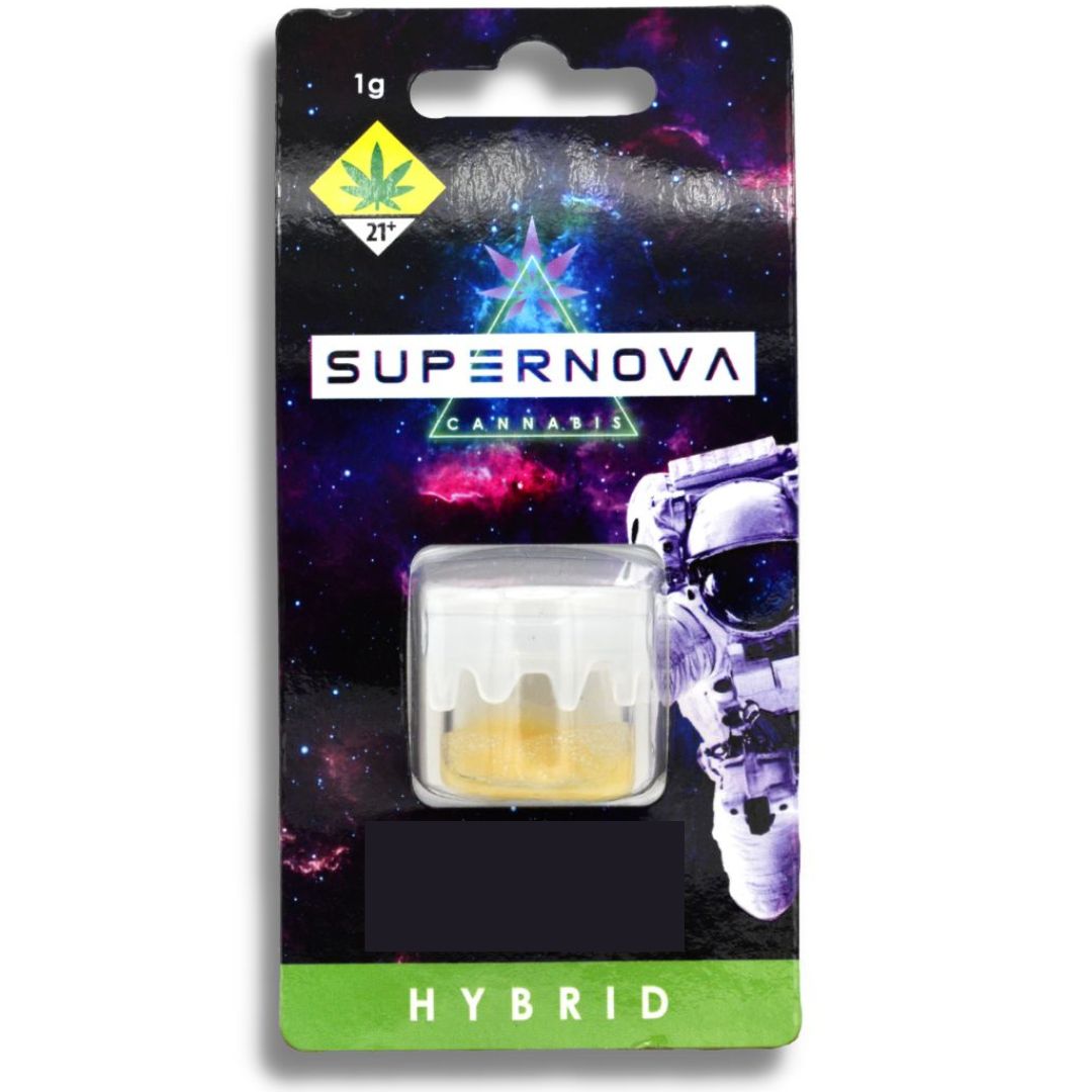 Photograph of product: Goofiez 1g Hydrocarbon Wax Concentrate (Supernova)