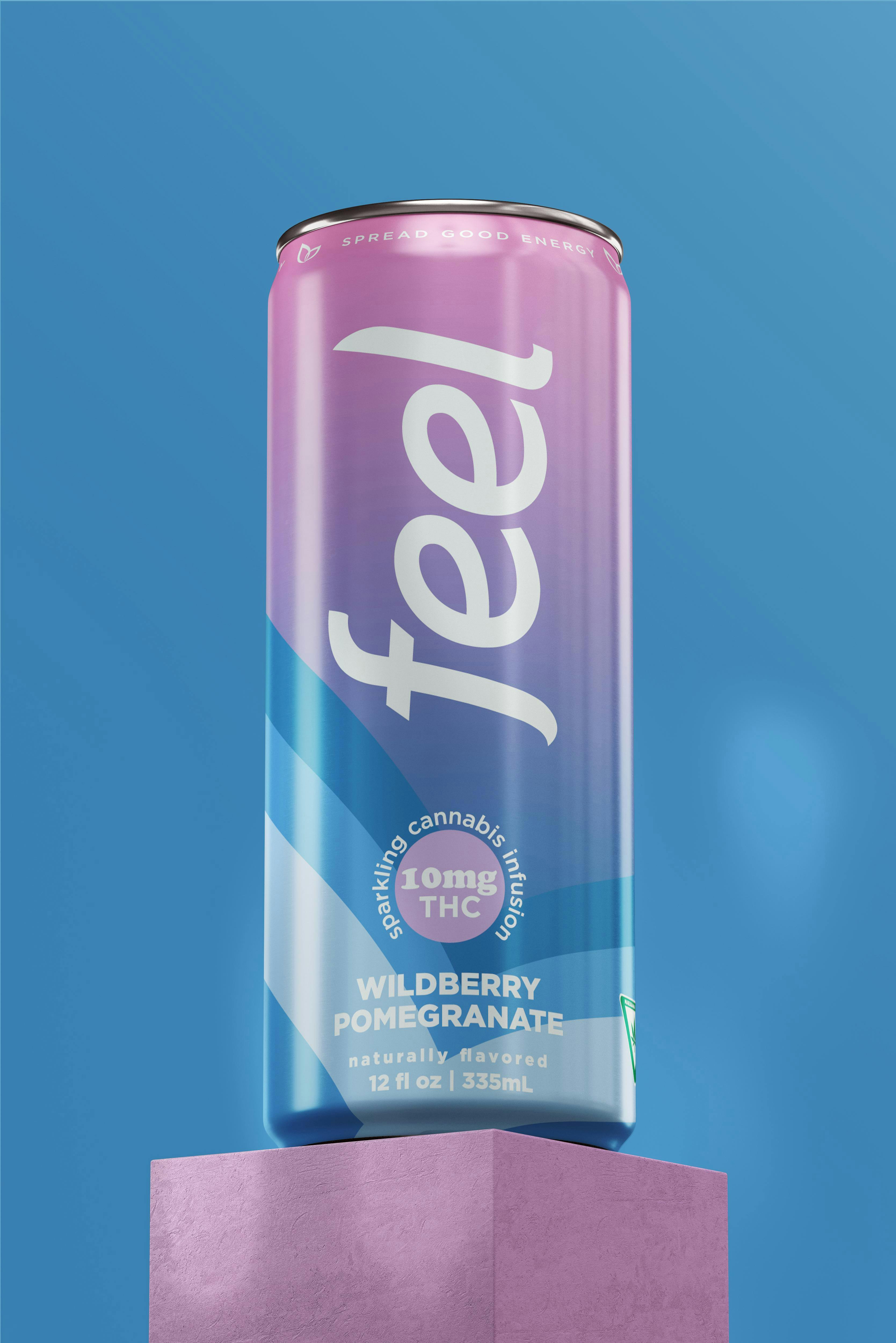 Photograph of product: Wildberry Pomegranate 10mg Seltzer by Feel