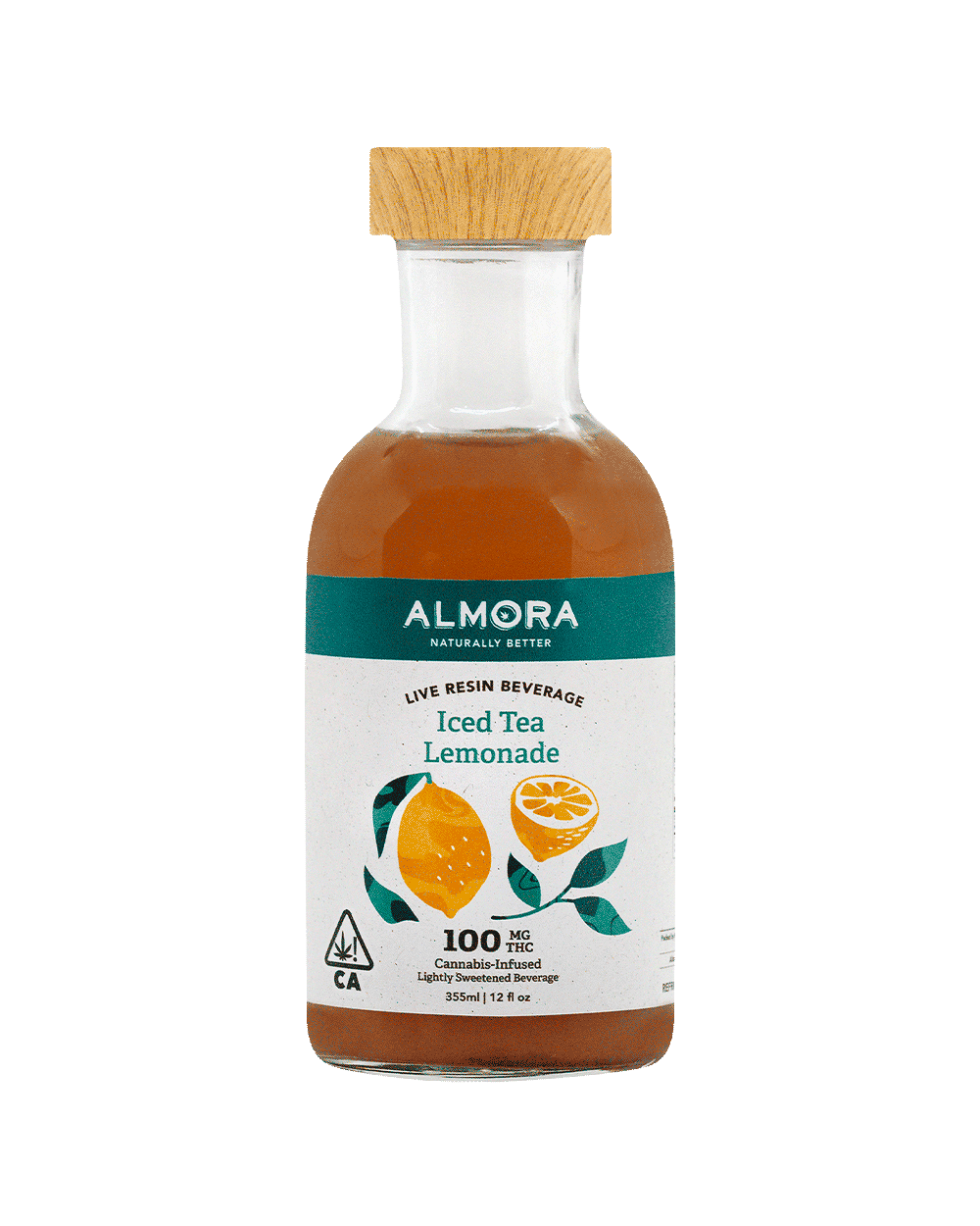 Photograph of product: Almora 100mg Drink - Iced Tea Lemonade