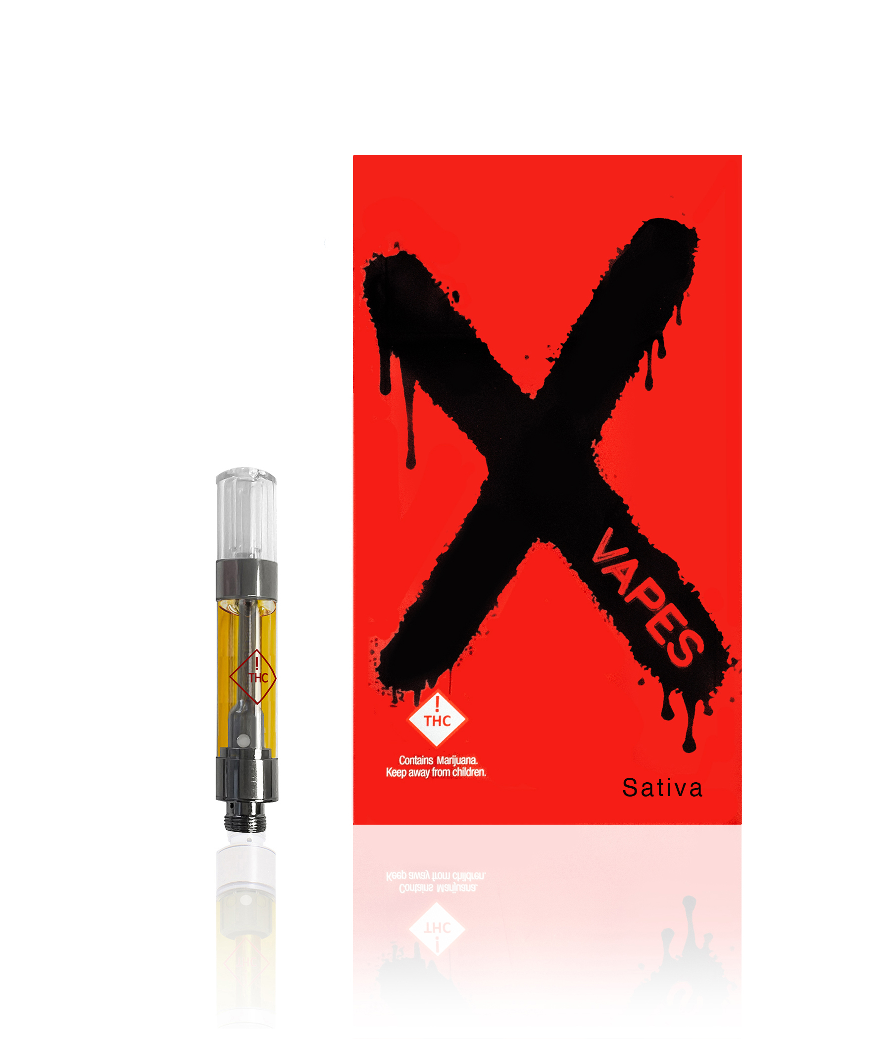 Photograph of Product: X Vape Blackberry Gelato Sativa Cartridge 1000mg