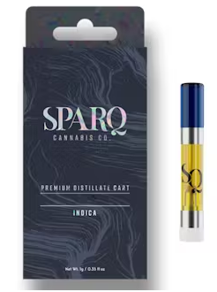Photograph of product: Sparq Purple Punch Distillate Cartridge