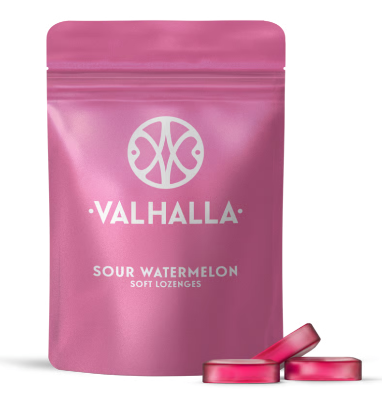 Photograph of product: Sour Watermelon - Soft Lozenges - 10pk/100mg