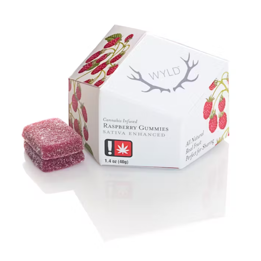 Photograph of product: Gummies | Wyld | Raspberry [20pk]