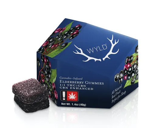 Photograph of product: Elderberry 2:1 Thc:Cbn Gummy