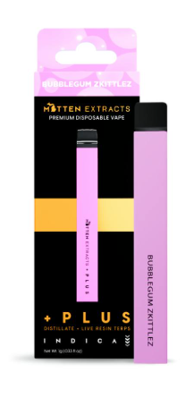 Photograph of product: Bubblegum Zkittlez | Disposable Vape 1g