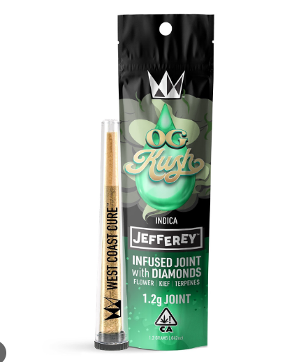 Photograph of product: Og Kush Infused  Pre Roll - 1.2g