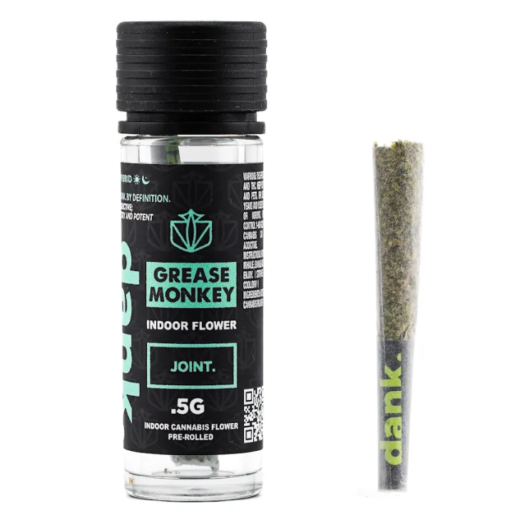 Photograph of product: Dank - Preroll - 0.5g - Grease Monkey
