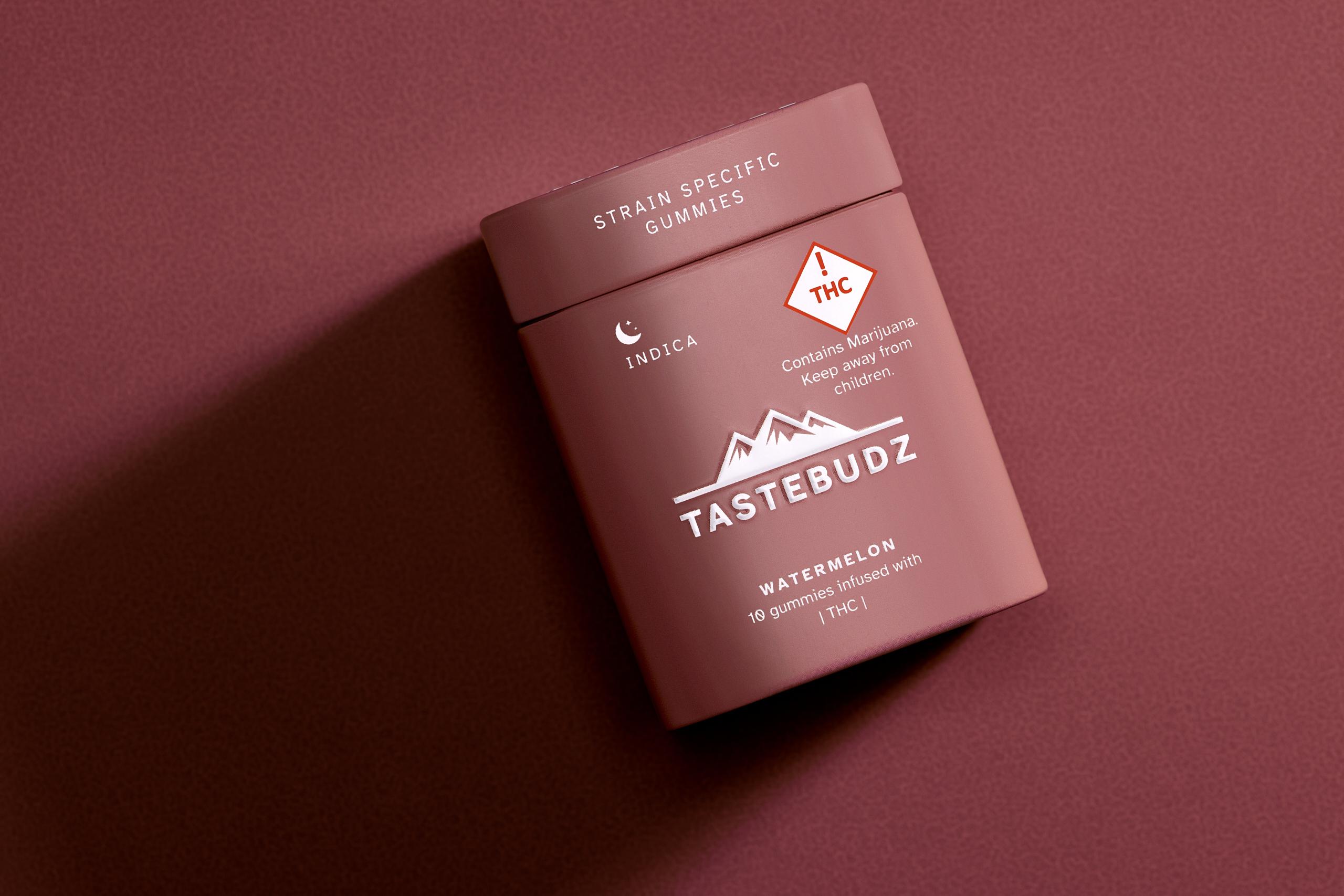 Photograph of product: TasteBudz - Rosin Gummy - Watermelon Blast - (S) - 100mg