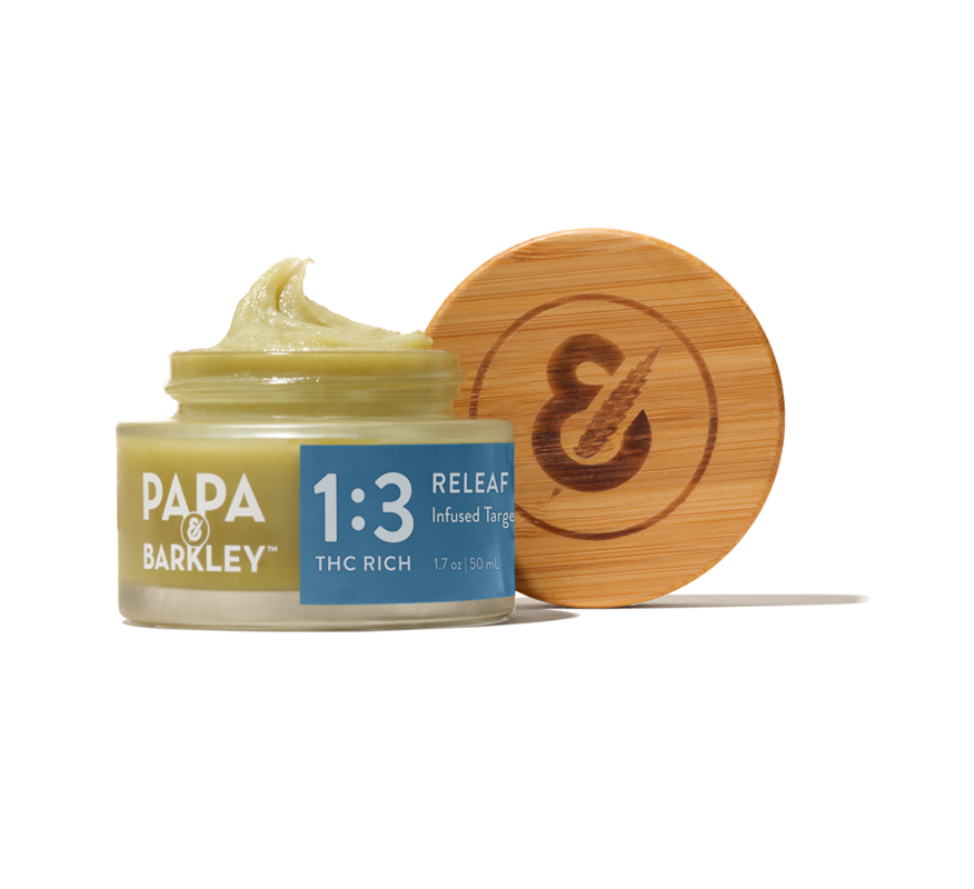 Photograph of product: Papa & Barkley | 1 CBD : 3 TH-oui | Relief Balm